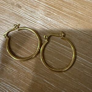 Classic Gold Hoop Earrings